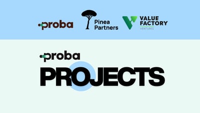 Proba, Pinea Partners and Value Factory Ventures launch Proba Projects