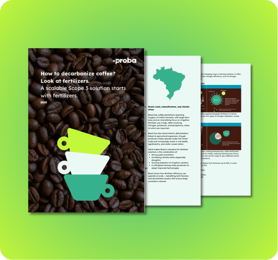 Coffee white paper cover Proba Coffee white paper cover Proba